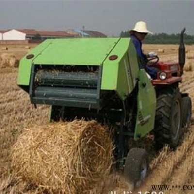 直销稻草打捆机小型圆形打捆机 麦秆 牧草打包机