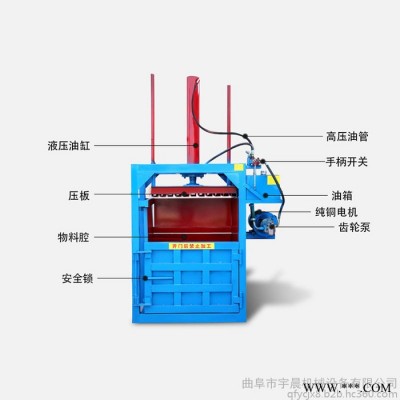 云南30吨液压打包机价格 宇晨废铝废铁废铜压块机